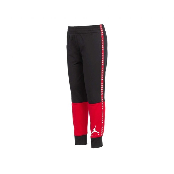 Jordan Other - Jordan Jogger Pants Colorblock Track Athletic Black Red Boys Size M